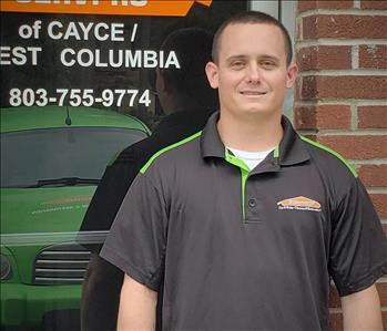 Brandon McLemore, team member at SERVPRO of Lexington and West Cayce